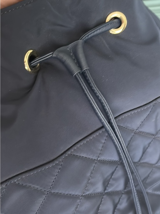 New dark, blue Talbots water, repellent, quilted backpack main image 5